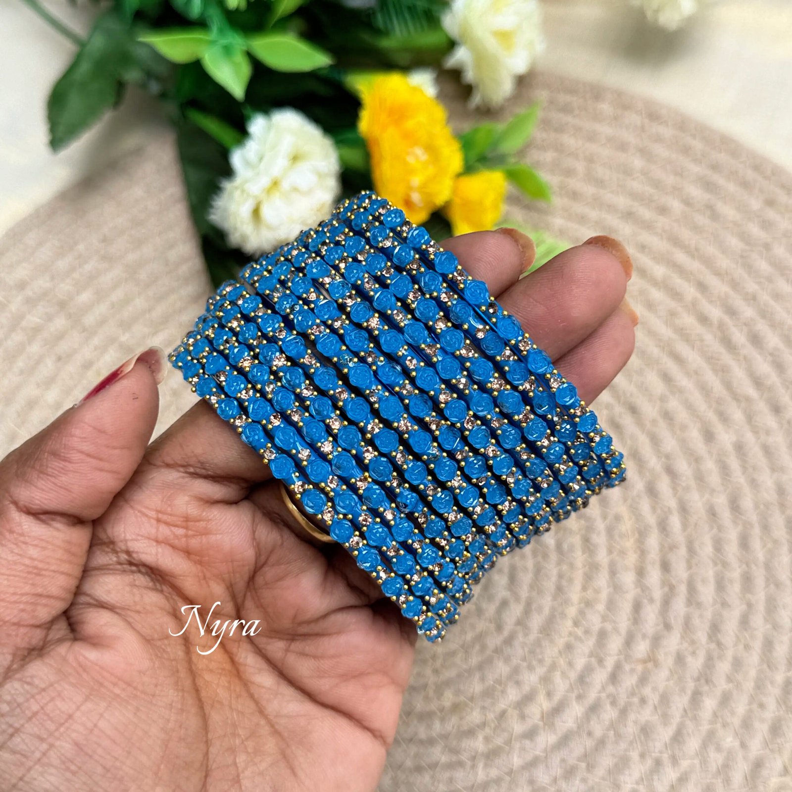 Roja Model - Firozi Blue