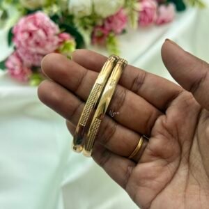Lined Impon Bangles