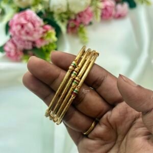 Enamelled micro plated bangles