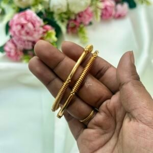 Spring model micro plated bangles