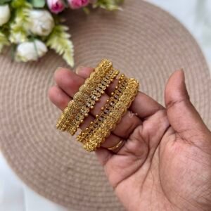 Lakshmi gold replica bangles