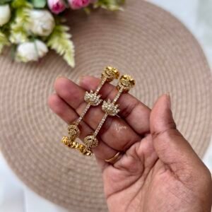 Lotus diamond replica bangles