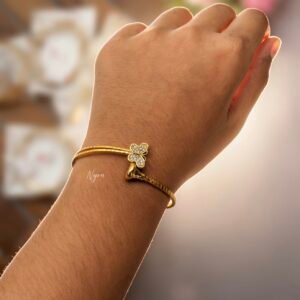 Butterfly Gold-Tone Adjustable Bracelet