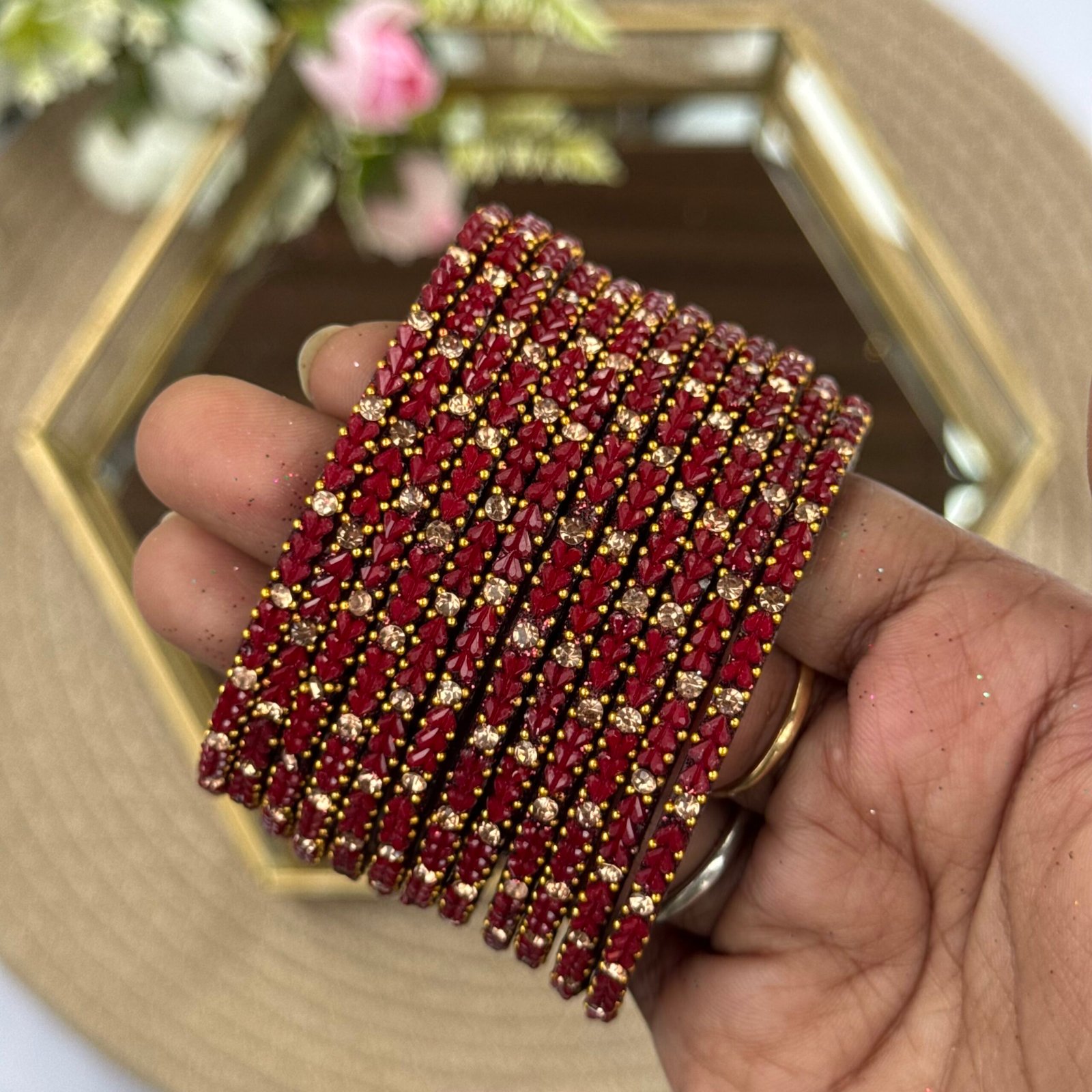 Iniya Model - Maroon