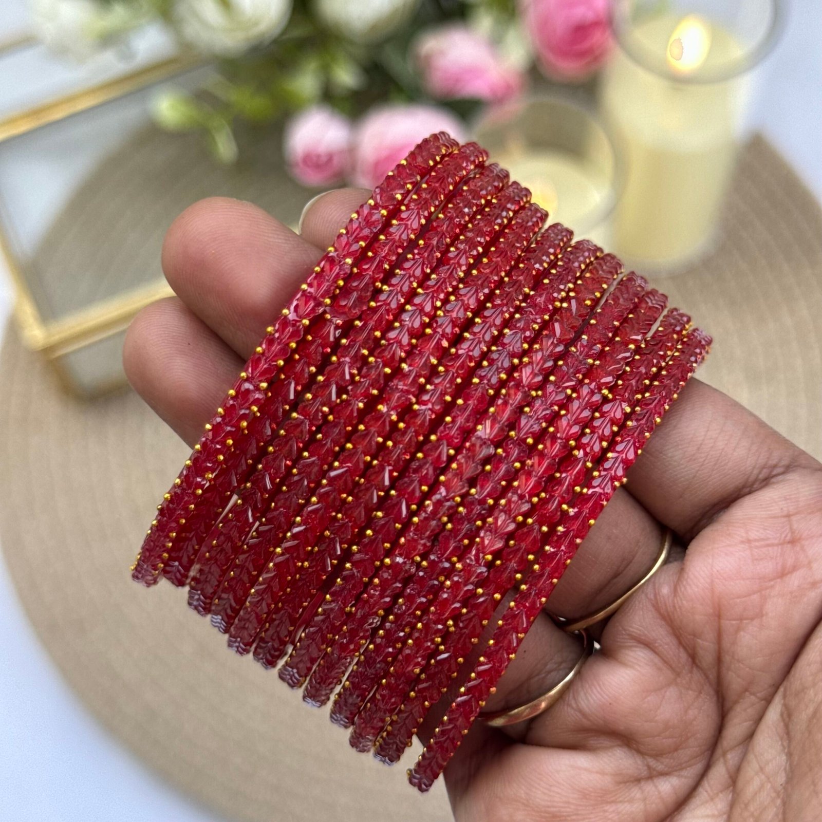 Heart thendral Matte Model - Red