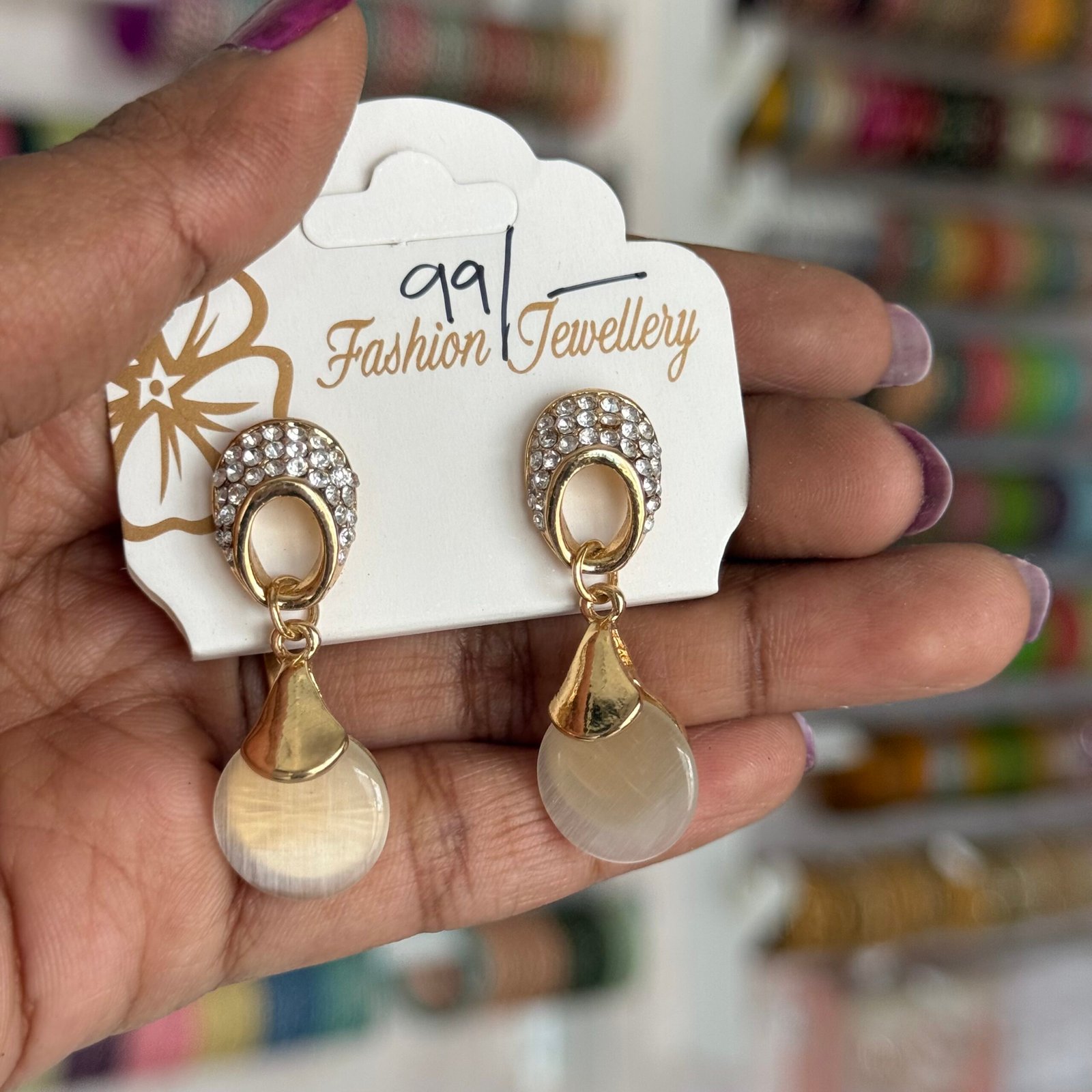 Korean Drop Earring - Image 2