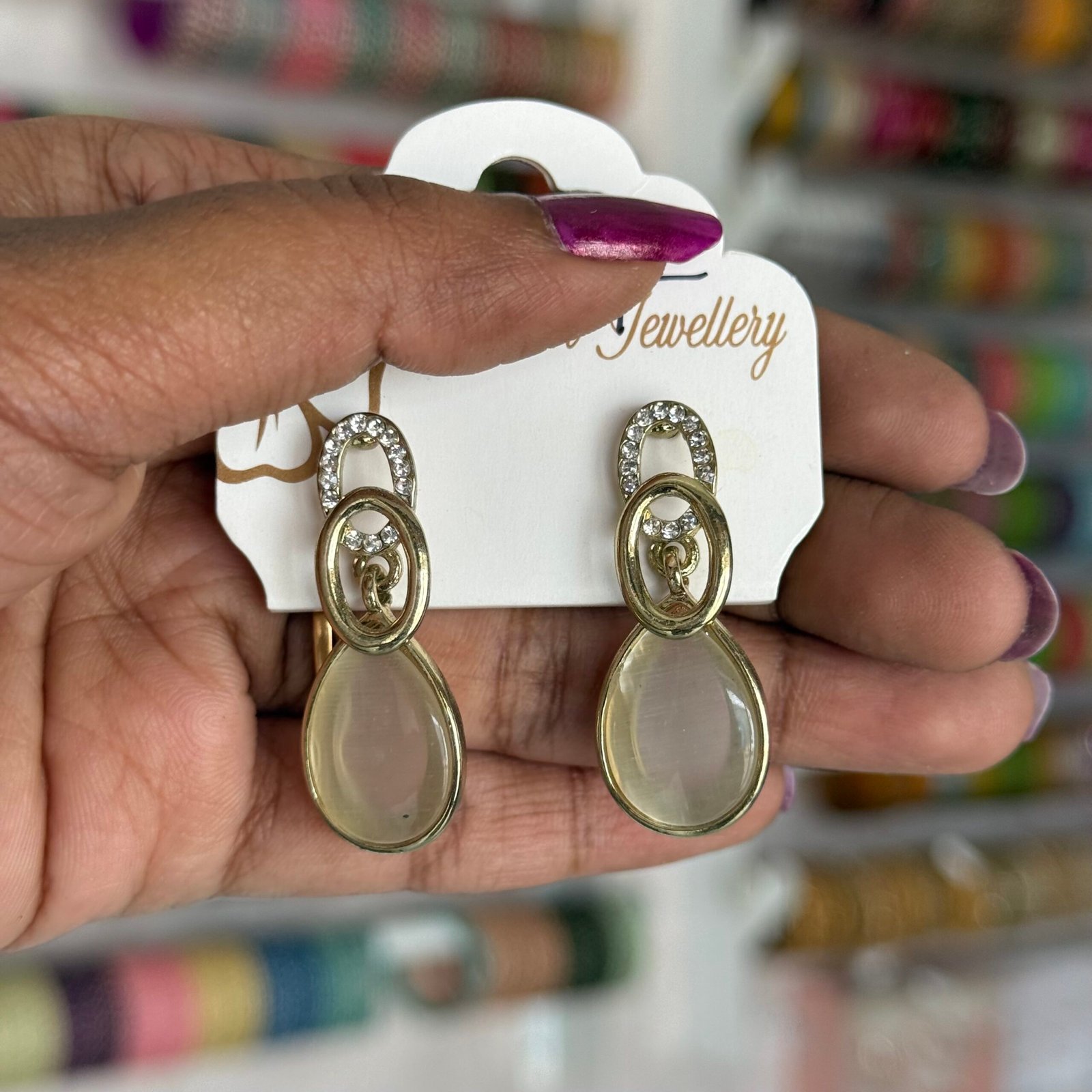 Korean Drop Earring - Image 4