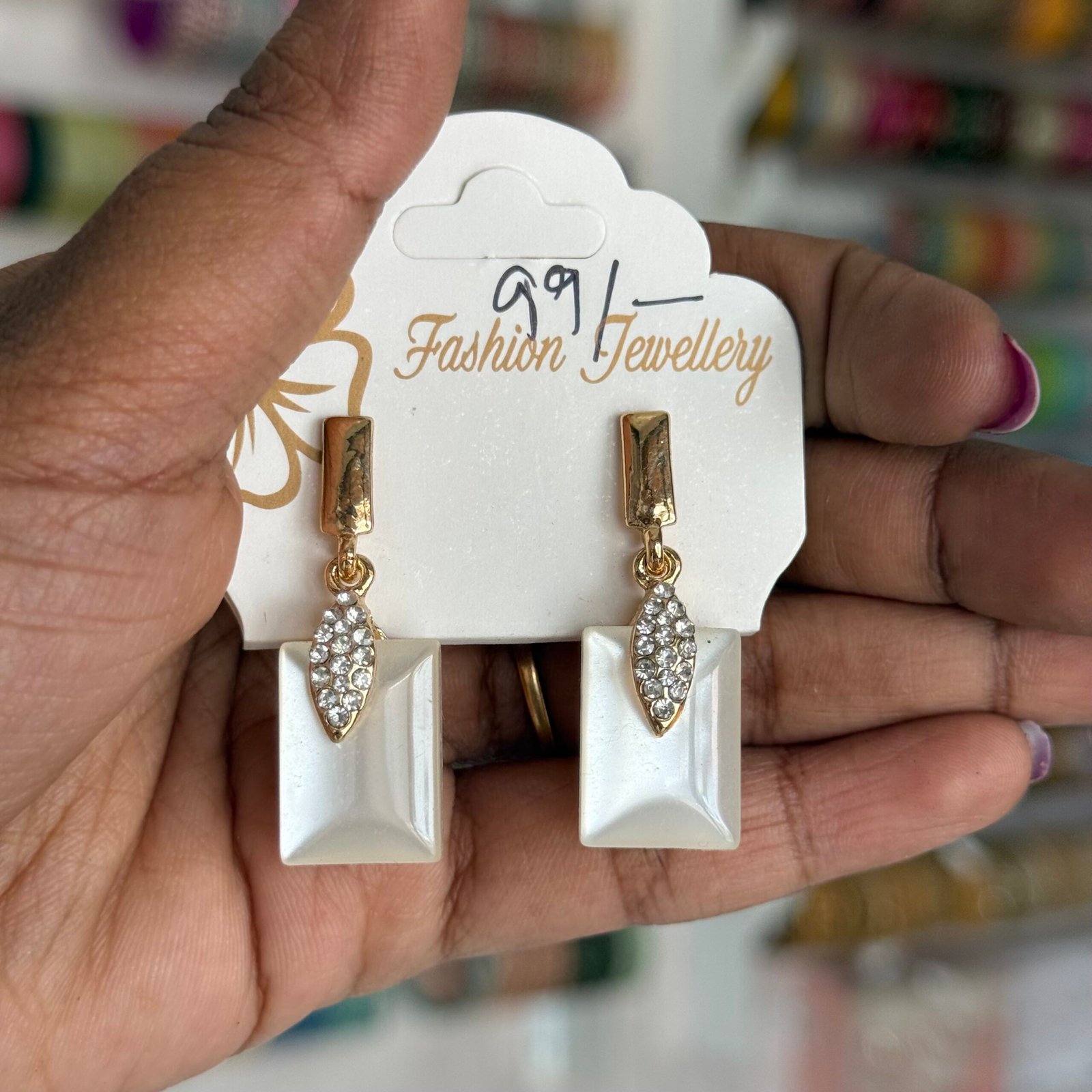 Korean Drop Earring - Image 5
