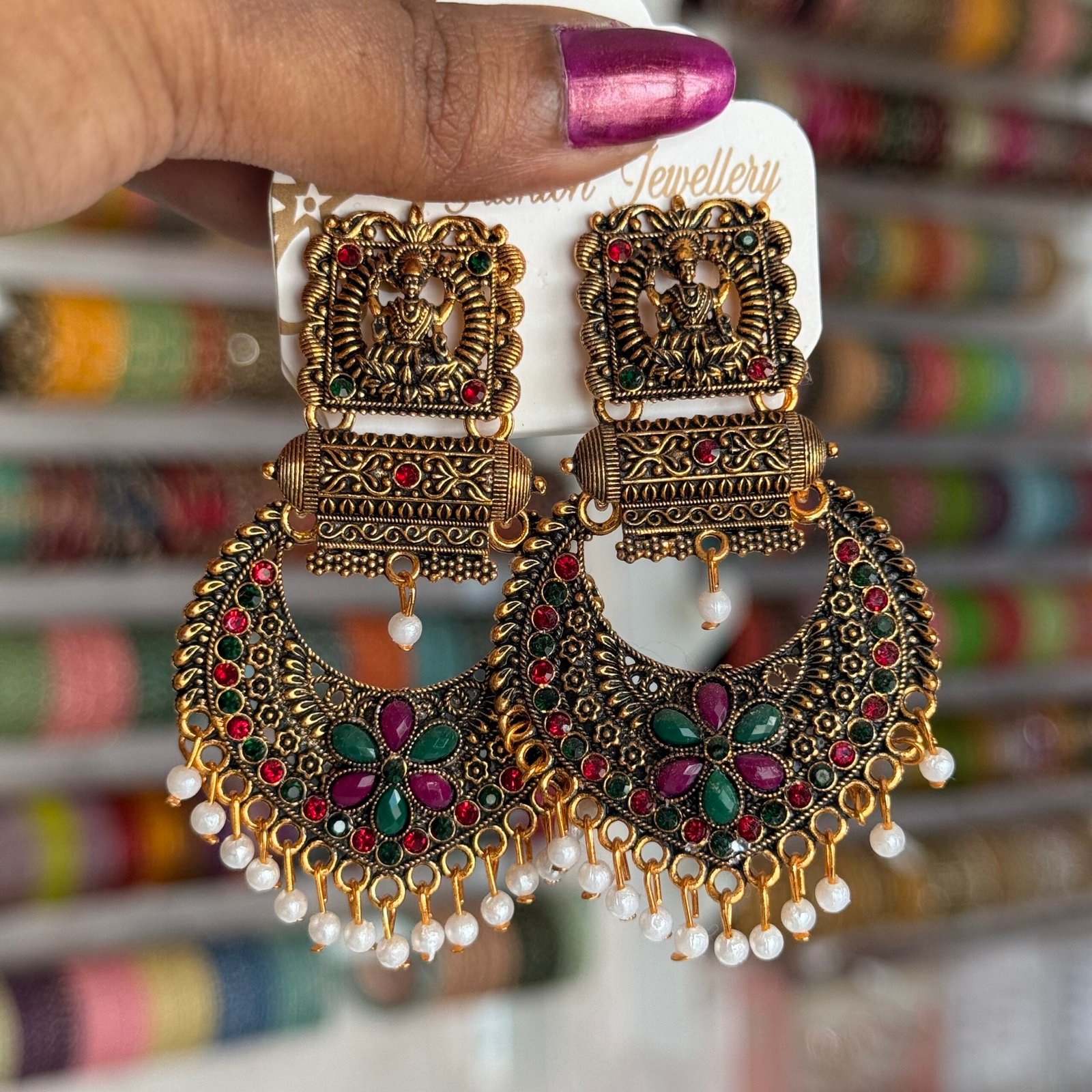Lakshmi pirai earring