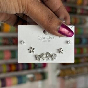 Korean kids studs A (3 pairs set)