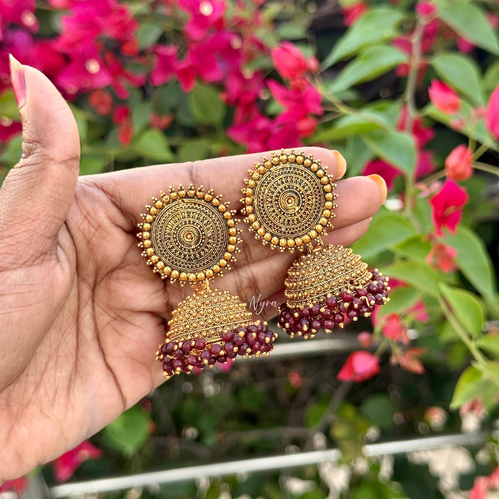 Moon Jhumkas - Image 4