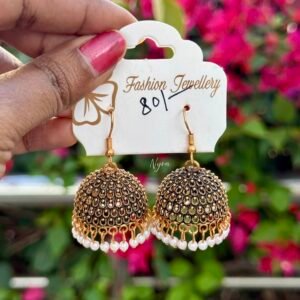 Gold Hanging Jhumka